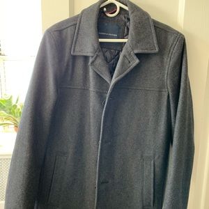 Tommy Hilfiger Mens Coat Wool Med